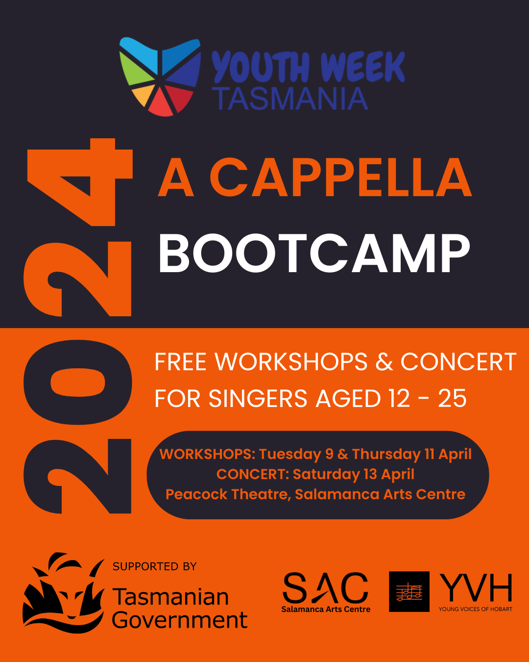Youth Week 'A Cappella Bootcamp' Concert